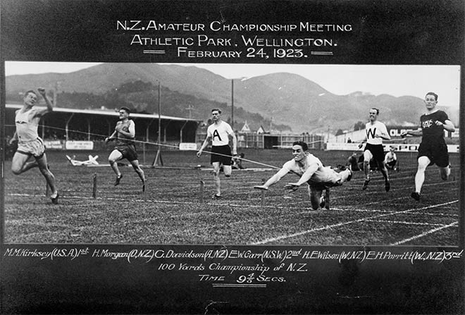 100 yards, 1923
