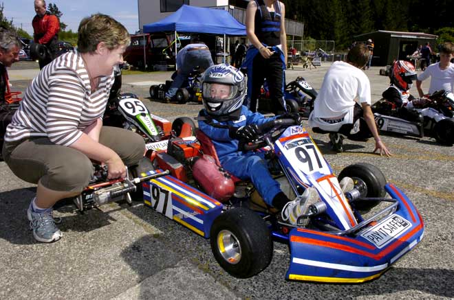 Cadet kart racer, 2010