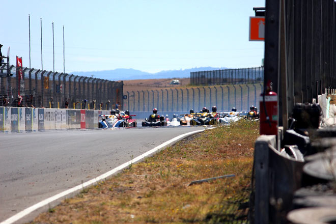 Superkart racing, Hampton Downs, 2013
