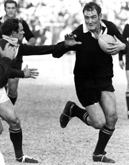 Brian Lochore on the field.