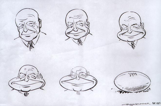 Cartoon of T. P. McLean