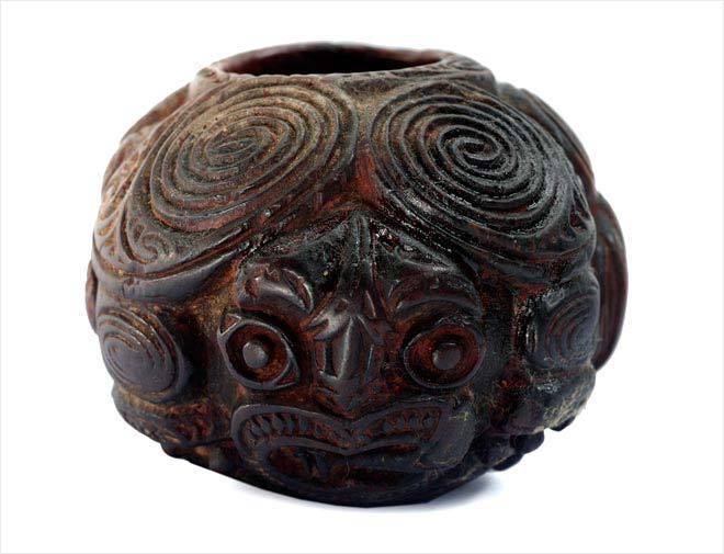 Ipu ngārahu (pigment container)
