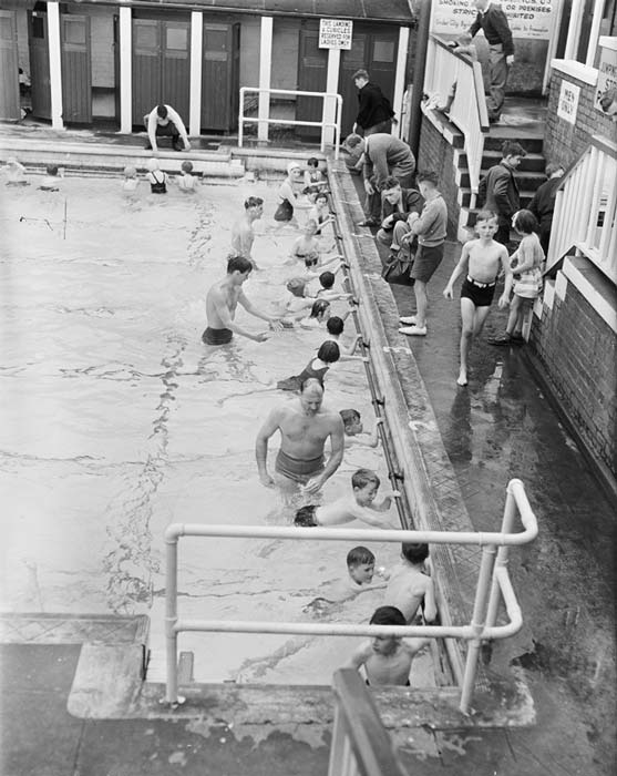 Learning to swim: a beginners' class