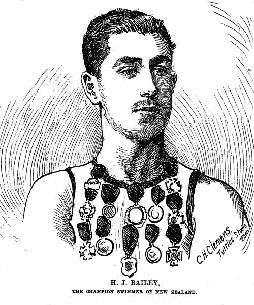 A champion swimmer