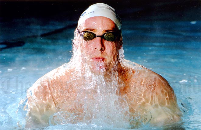 Paul Kent in training, 1996