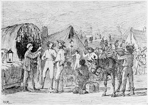Grog shop, Lindis Pass, 1861