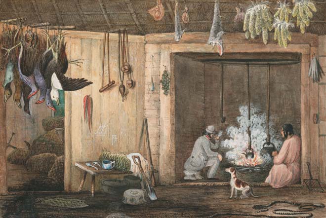 Interior of a house, 1851
