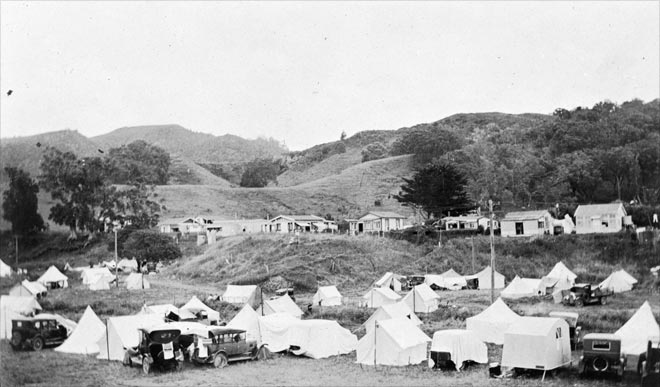 Waihī Beach, about 1925