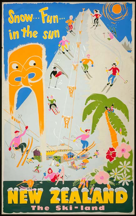 Promoting holidays: winter skiing