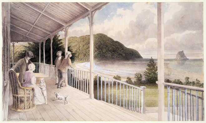 Waiwera Hotel, 1877