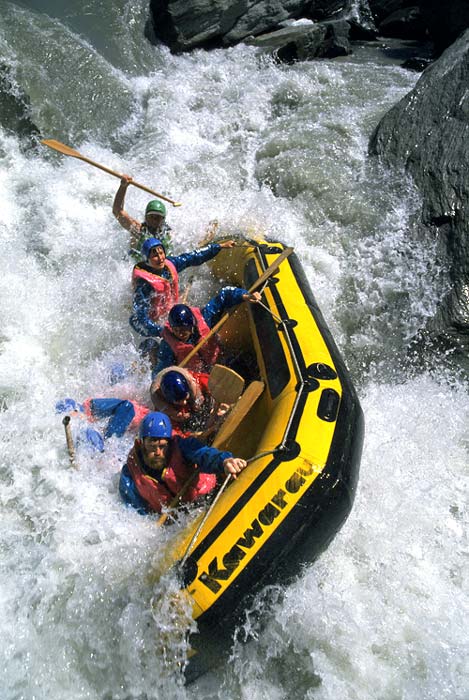 Going over the Mother-in-Law rapid