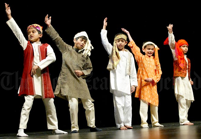 Celebrating with dance