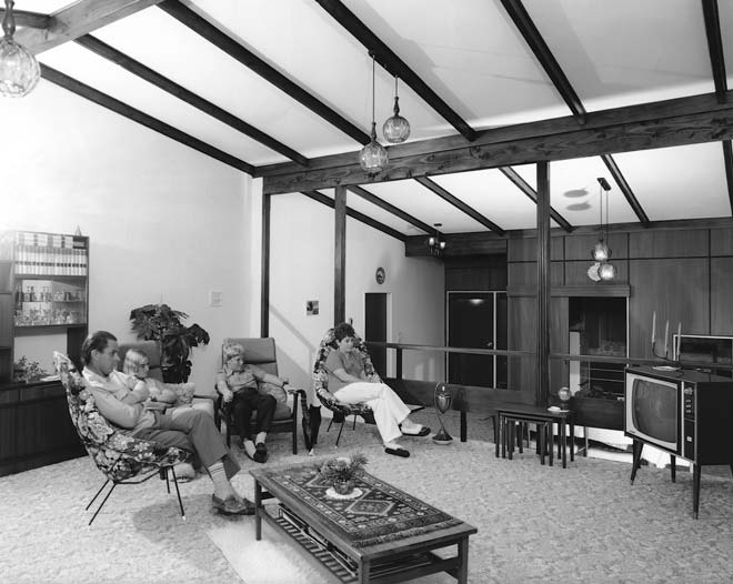 Zoning out in front of the television, 1974