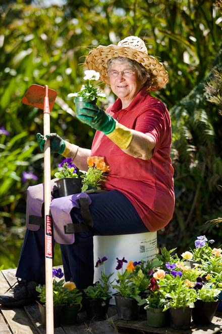 Gardener Dorothy Hood, 2010