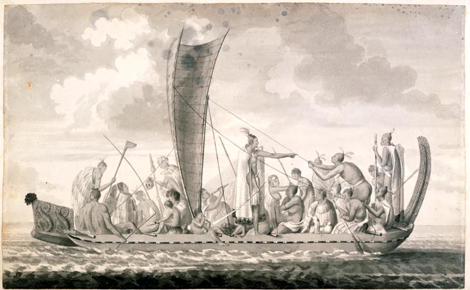 Trade in tattooed heads, 1770