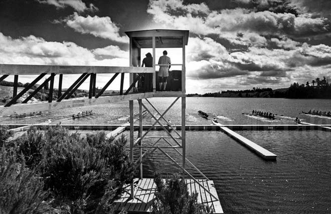 Starting pontoon, 1978 rowing world championships