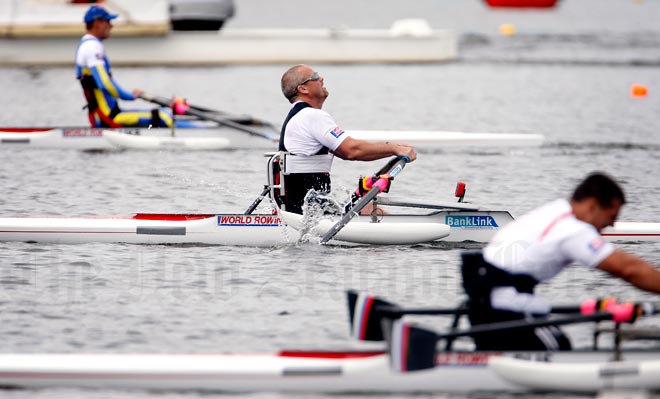 Danny McBride, adaptive rower