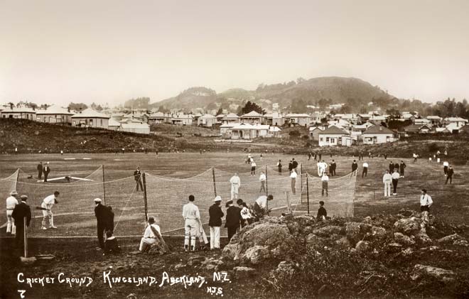 Cricket at the 'Eden Ground', around 1912