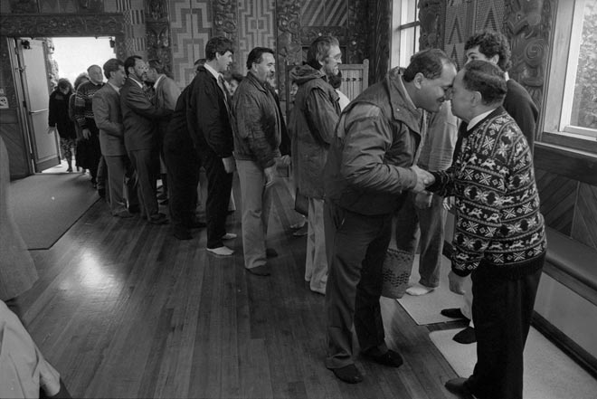 Welcome at Waiwhetū marae