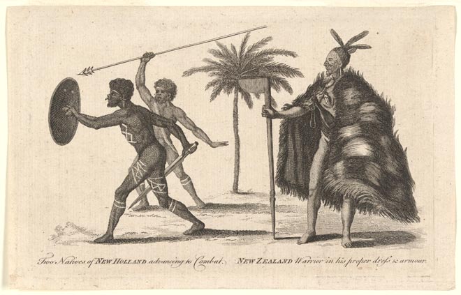 Australian Aboriginal and Māori warriors 