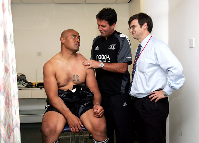 Doc Mayhew and Jonah Lomu