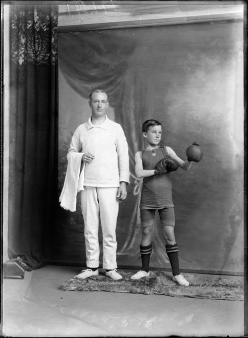 Boy boxer, 1920s