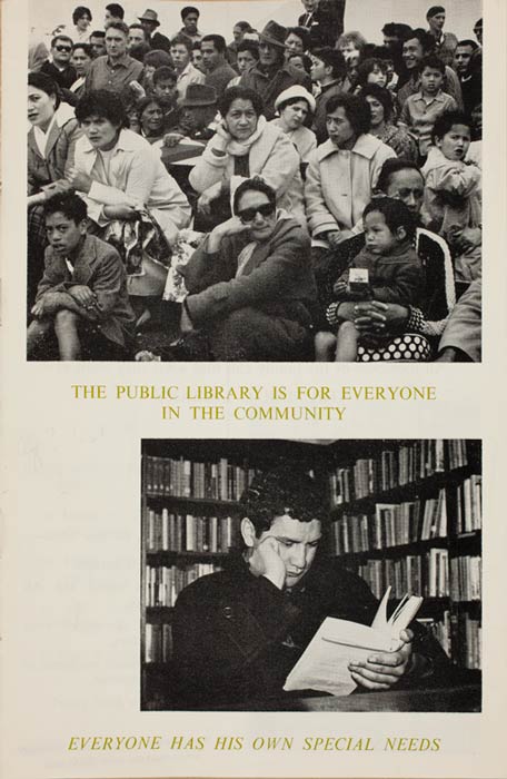 <em>The public library is for everyone in the community</em> (1964)