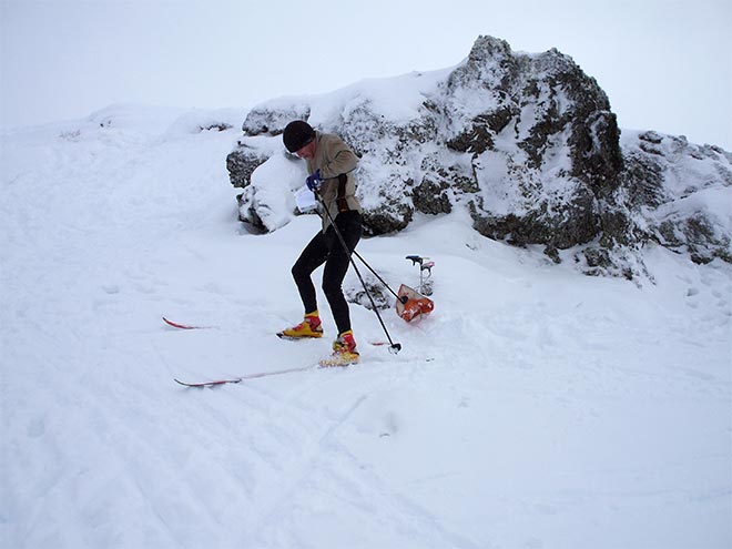 Ski orienteering