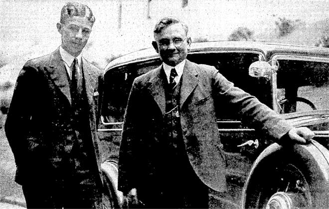 Jack Lovelock and Michael Joseph Savage, 1936