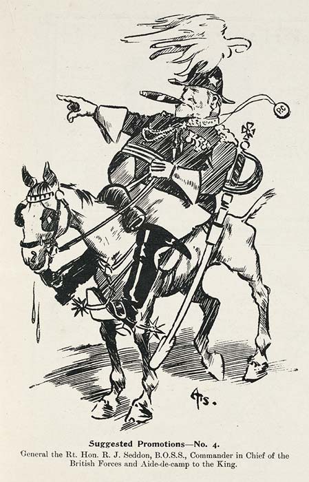 Seddon as commander-in-chief, 1902