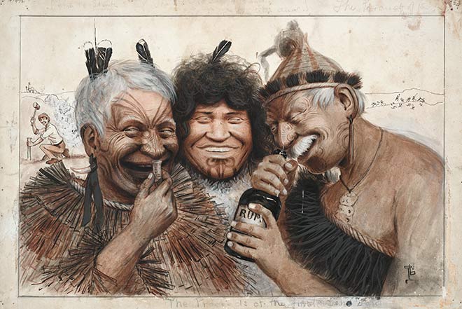 Trevor Lloyd, 'Scenes of Maori life', around 1910