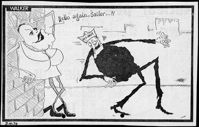 Malcolm Walker on Muldoon and the US navy, 1976
