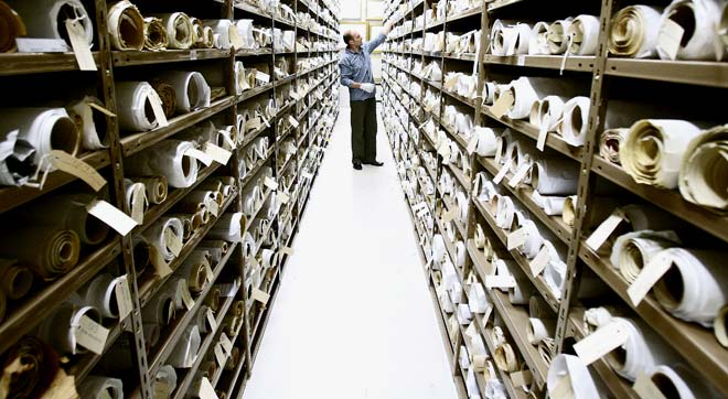 Archivist Adrian Humphris, Wellington City Archives
