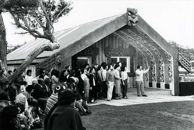 Palmerston North Teachers' College marae, 1980