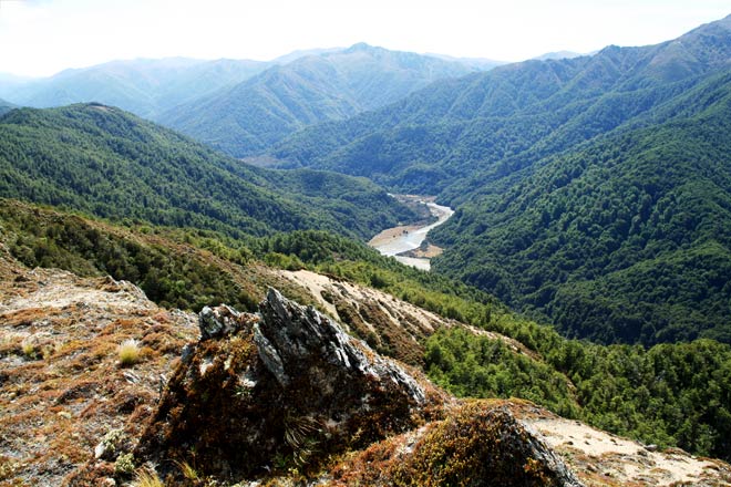 <em>Man alone</em> in the Kaimanawa Mountains