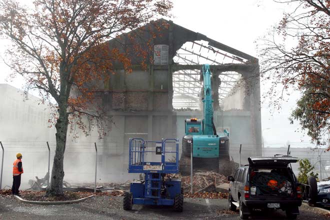 Demolishing Masterton's Opera House