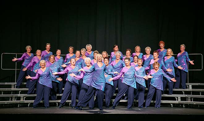 Different choirs: Barbershop chorale
