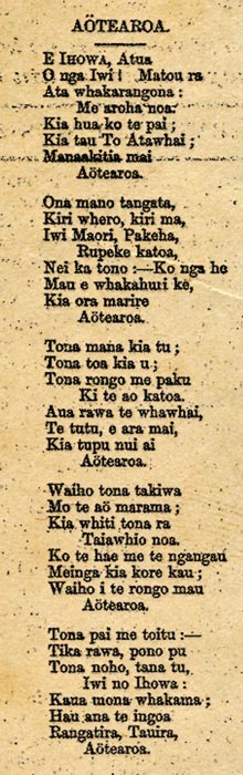 'Aotearoa' in <em>Te Korimako</em>