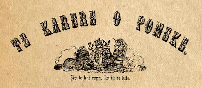 <em>Te Karere o Poneke</em> masthead