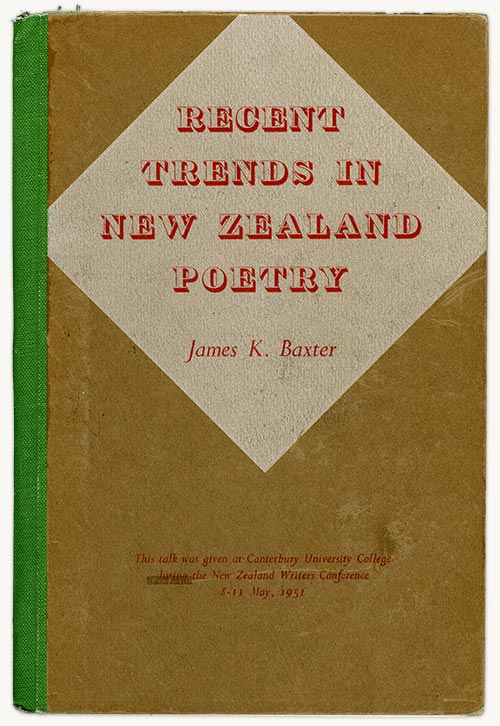 James K. Baxter: poetry criticism