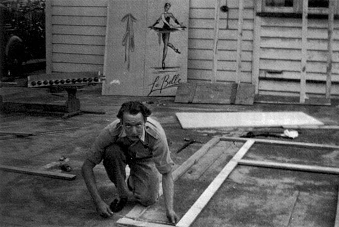 Set building, 1953