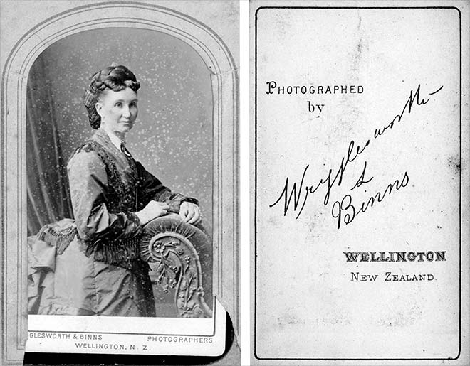 Carte de visite of Mary Cameron, late 19th century