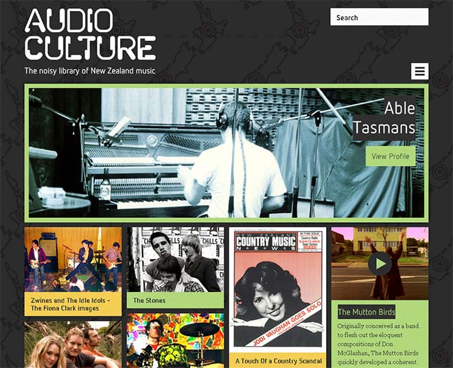 AudioCulture homepage