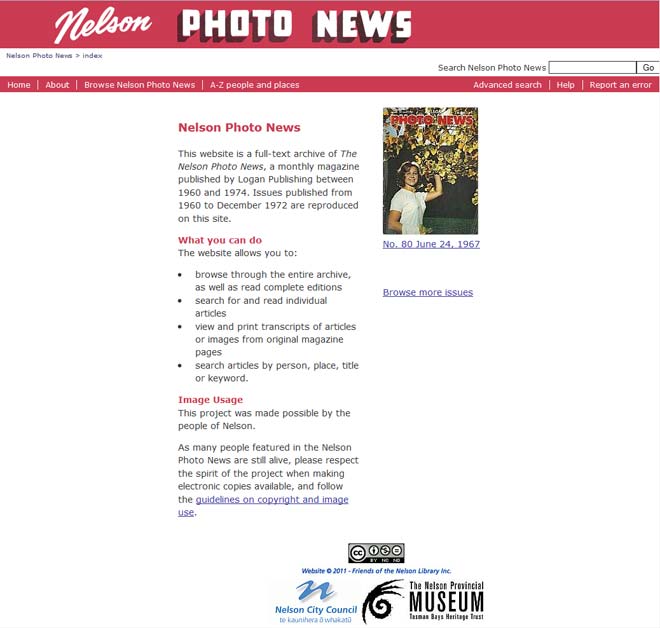 <em>Nelson Photo News</em> collection 