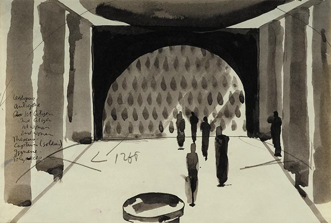 Hōtere sketch for Baxter's <em>The temptations of Oedipus</em>