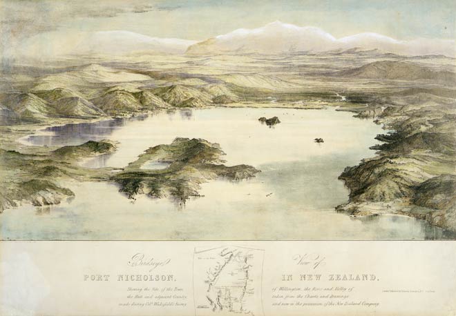 Wellington Harbour (Port Nicholson) and City