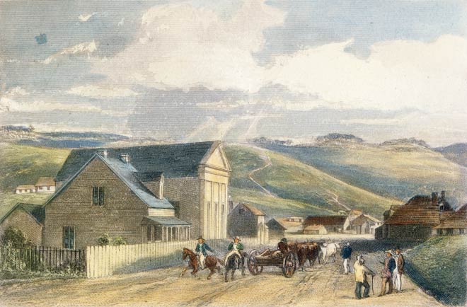 Wellington street scene, 1847