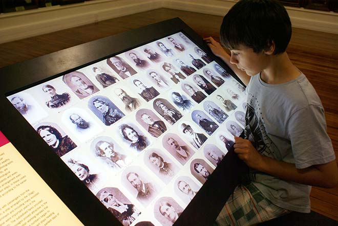 Interactive display, Toitū Otago Settlers Museum
