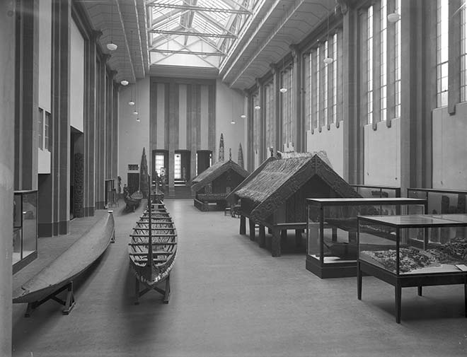 Māori Hall at the Dominion Museum, around 1936
