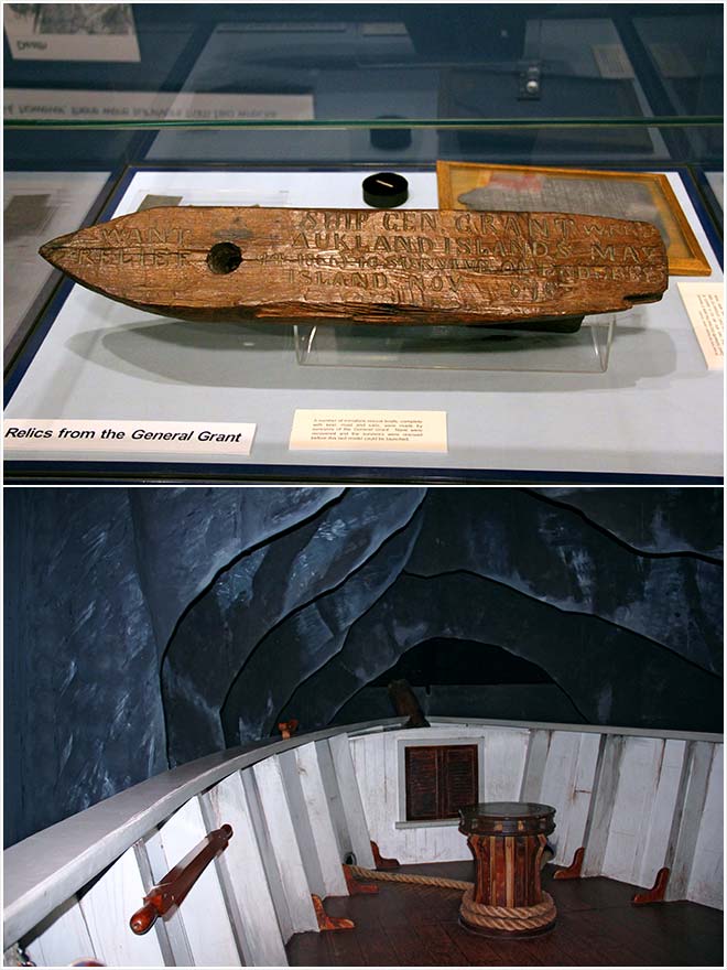 Southland Museum subantarctics islands display
